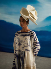Delphine Patchwork Dress DRESSES Ahmev